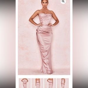 HOUSE OF CB AUSTRALIA PINK GOWN SIZE 8 NEVER BEEN WORN - XL BUT FITS LIKE A M/L